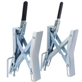 Quick Lock Wheel Chocks, Universal Quick Lock Tire Chocks For Dual Axle Vehicles, Pair Of