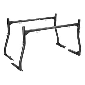 1Pair Extendable Truck Ladder Rack Non-Drilling Pick-up Truck Bed Utility Rack Adjustable Steel Truck Rack With 800LBS Capacity For 47.2-72.8in Wide T