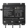 VEVOR Marine Battery Charger, 3-Bank, 10A 12V Onboard Boat Charger, IP68 Waterproof Smart On-Board Battery Charger, for Lithium-Ion (LiFePO4), NCM