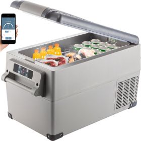 Portable Refrigerator 37 Quart(35 Liter),12 Volt Refrigerator App Control(-4 to 68 F)