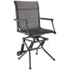 VEVOR Hunting Chair, 360Â° Silent Swivel, Foldable Lightweight Portable Blind Chair, Heavy-Duty Steel Frame Ground Stool Seat, with Armrest