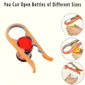 1pc Jar Opener Bottle Opener, Can Opener For Weak Hands
