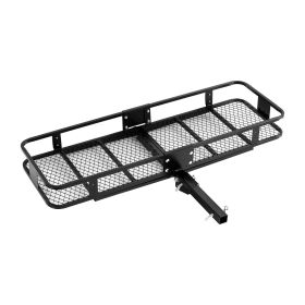 VEVOR 60" x 20" x 6", Hitch Cargo Carrier, 500 lbs Capacity Hitch Cargo Carrier with Cargo Net & Waterproof Cargo Bag