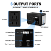 Portable Power Station P86,88.8Wh 3.7 V LiFePo4 Battery,with 120W (150W Peak) AC Outputs, Solar Power Generator for Travel and Camping