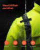 VEVOR High Visibility Reflective Safety Jacket, Waterproof Winter Hoodie, Work Construction Coat with Pockets for Men & Women