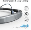 Book Light, 3-Color & 6-Brightness Reading Light, Bendable Neck Light