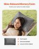 VEVOR Camping Pillow, Memory Foam Travel Pillow with Double-Sided Cover, Portable Backpacking Pillows with Removable & Washable Cover and Storage Bag