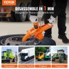 VEVOR Hydraulic Bead Breaker, 1000 PSI Tire Bead Breaker with Metal Foot Pump, Heavy-duty Steel Bead Breaker Tool for Tractors, Trucks, Buses