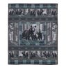 QUILT THROW BLANKET BEAR VERDANTRETREAT 50"X60"