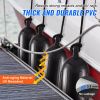 VEVOR Boat Fenders, 6.5" x 23" Boat Bumpers for Docking, Inflatable Ribbed Fender with Center Holes, Marine Boat Dock Fender Bumper with Air Pump