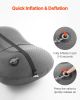 VEVOR Inflatable Camping Pillow, 5-Inch Thickened Travel Pillow, Soft Backpacking Pillows with Removable & Washable Cover, Storage Bag