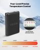 VEVOR Heated Socks, 5000mAh Battery Powered, Rechargeable Heating Socks with 4 Heating Levels, Electric Heated Sock for Men Women