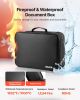 VEVOR Fireproof Document Box, 1832 Fahrenheit Heat Insulated Fireproof & Waterproof Box with Lock