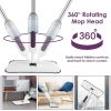 Spray Mop for Floor Cleaning, 49.21" Extended Handle with 360Â° Rotating Mop Head