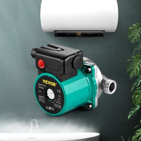 Hot Water Recirculating Pump, 93W, 110V Water Circulator Pump, Circulation Pump, 3/4â€³ G Thread To 1/2â€³ NPT Brass Adapter, Stainless Steel Head, 3