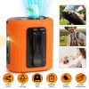 5 In 1 Portable Waist Clip Fan With 5 Speeds Flashlight Battery Operated Personal Wearable Turbo Belt Fan Hands-Free Neck Fan For Camping Travel Job S