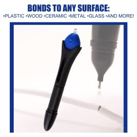 Jueyu UV Light Curing Glue Pen 5 Seconds Quick Drying High And Low Temperature Resistant Plastic Ceramic Cable Repair Glue (Option: 1PCS)