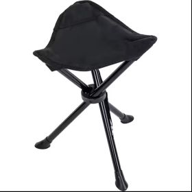 Camping Stool Folding Lightweight 3 Legs Tripod Camp Stools (Color: Green)