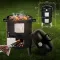 47x41.5x82cm Black, Double-walled, Cylindrical, Smoker, Charcoal Grill (Color: Black)
