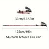 Five Section Folding Trekking Cane For Hiking And Walking - Lightweight 7075 Aluminum, Strong And Durable Outer Lock And High-density EVA Grip