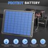Solar Panel Car Battery Charger Portable Waterproof Power Trickle Battery Charger 12V&car Battery maintainer for Car Boat Marine Motorcycles Truc