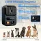 Black-Green Color Options -- 1Pc Ultrasonic Anti-Barking Device Rechargeable Auto Dog Bark Control Deterrent Box Training Device IPX4 Waterproof With