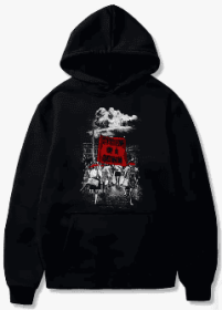Men's Polyester Hoodie (Option: S)