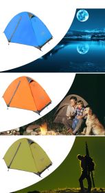 Outdoor Double Camping Rainproof Tents Outdoor Camping High Mountain Snowfield Ultra-light Camping Equipment (Color: Green)