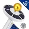 Solar Flagpole Light Strip Hook For Tent Camping