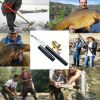 METABEST Premium Aluminum Alloy Pocket-Sized Pen Style Fishing Rod - Compact, Portable, And Ultra-Lightweight For Ice Raft, Bridge, And Travel Fishing