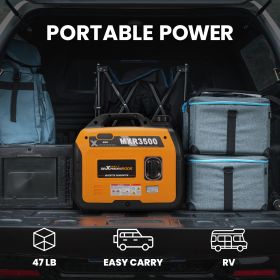 3.5KW Ultra Quiet Compact Portable Suitcase Inverter Generator Lightweight-Prohibited Platform-Amazon-Walmart-Temu (Option: Inverter silent generator)