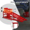 2 Pack Hydraulic Car Ramps 5T 11000lbs Low Profile Car Lift Service Ramps Truck Trailer Garage,Height Hydraulic Vehicle Ramps