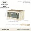 Folding Camping Storage Box Multi-layer Thickened Cover Durable Plastic Portable Outdoor Picnic Car-mounted Solid Structure Automatic Camping Accessor