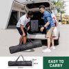 10x10ft Dark Grey 4 Sides-2 Doors, 2 Windows, Folding Shed, Oxford Cloth, Sprayed Iron Pipe, Portable