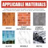 Jiesuying Transparent Waterproof Glue 300g Set Roof Bathroom Kitchen Wall Waterproof Coating Free Brick Leak Repair