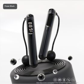 Smart Bluetooth Skipping Rope With CounterFitness Weight Bearing Ball (Option: A8 Black Bluetooth English)