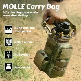Tactical Water Bottle-32 Oz (Option: Tan)