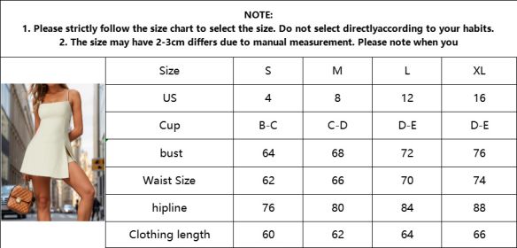 Womens Spaghetti Strap Tennis Dress With Shorts Workout Side Slit Active Golf Dresses (Option: White-S)